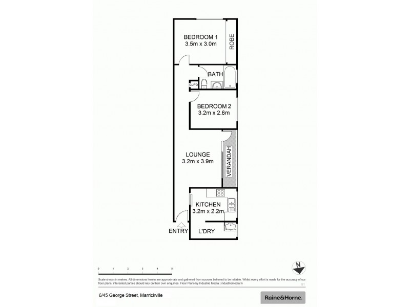 6/45 George Street, Marrickville NSW 2204 Floorplan