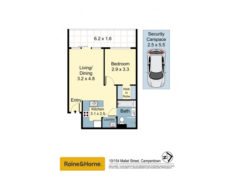 10/154 Mallett Street, Camperdown NSW 2050 Floorplan