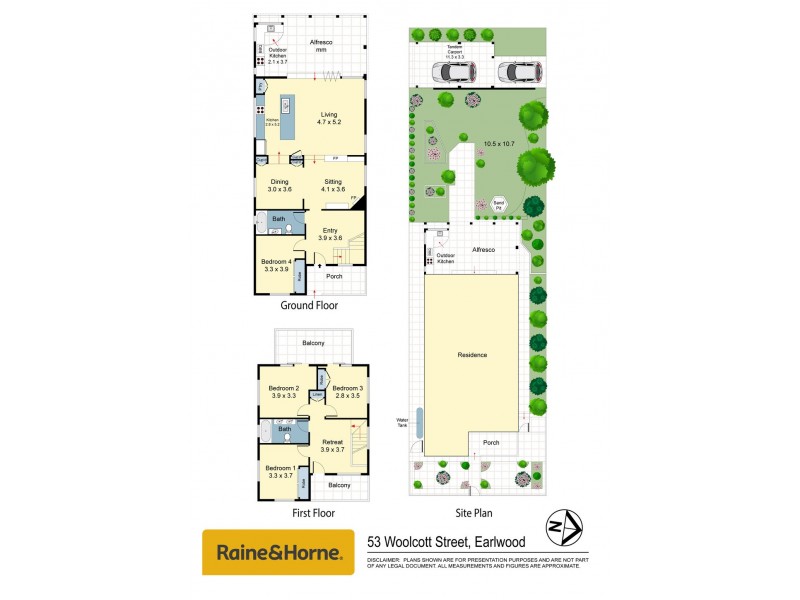 53 Woolcott Street, Earlwood NSW 2206 Floorplan