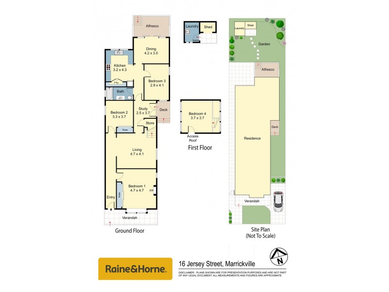 16 Jersey Street, Marrickville NSW 2204 Floorplan