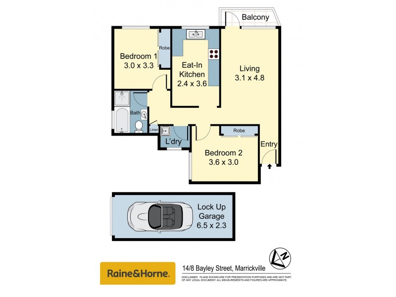 14/8 Bayley Street, Marrickville NSW 2204 Floorplan