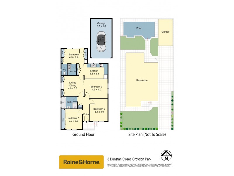 8 Dunstan Street, Croydon Park NSW 2133 Floorplan