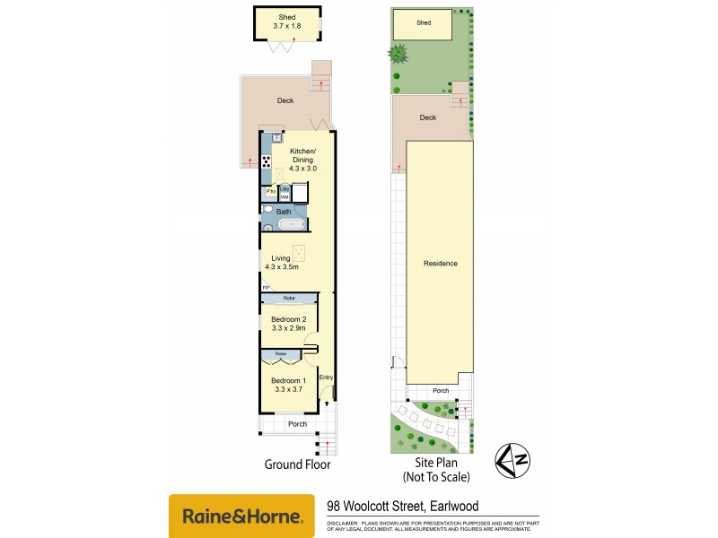 98 Woolcott Street, Earlwood NSW 2206 Floorplan