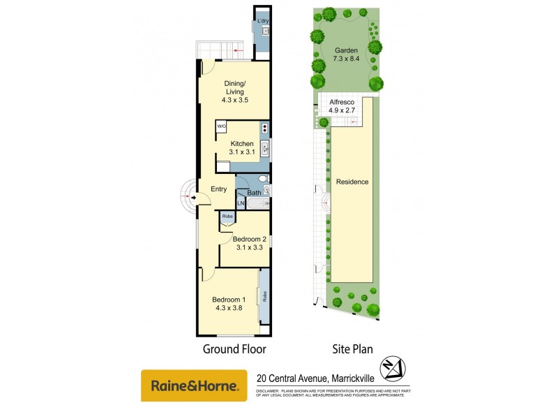 20 Central Ave, Marrickville NSW 2204 Floorplan