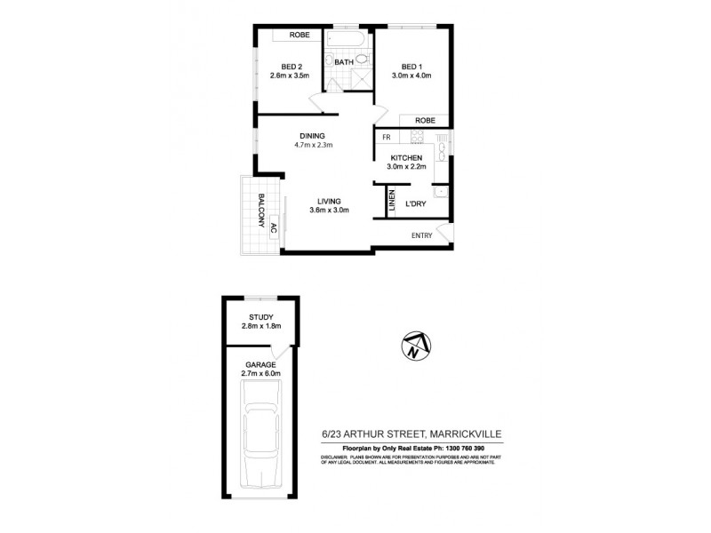 6/23  Arthur Street, Marrickville NSW 2204