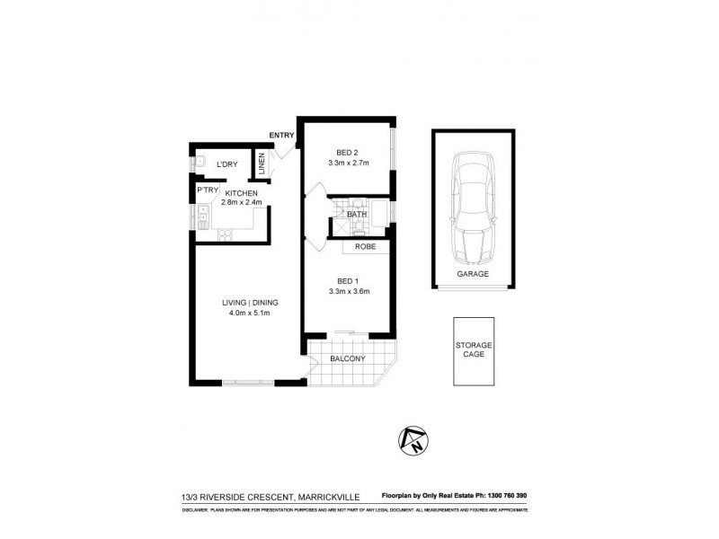13/3 Riverside Crescent, Marrickville NSW 2204