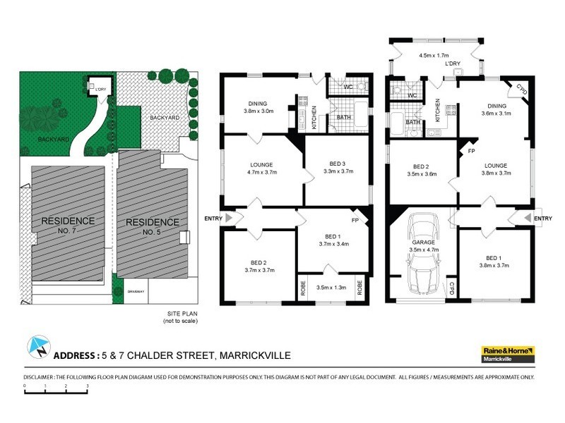 5 and 7 Chalder Street, Marrickville NSW 2204