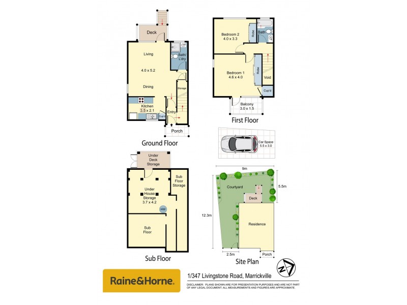 1/347a Livingstone Road, Marrickville NSW 2204 Floorplan