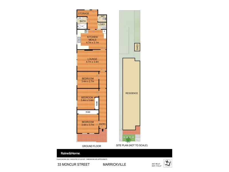 33 Moncur St, Marrickville NSW 2204 Floorplan
