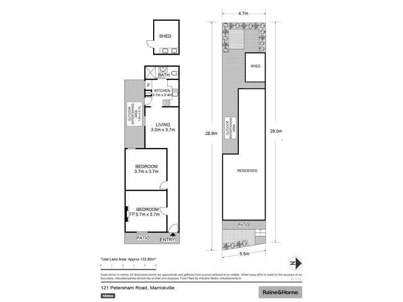 121 Petersham Road, Marrickville NSW 2204 Floorplan
