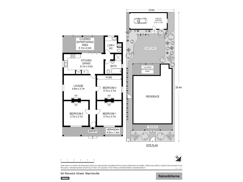64 Renwick Street, Marrickville NSW 2204 Floorplan
