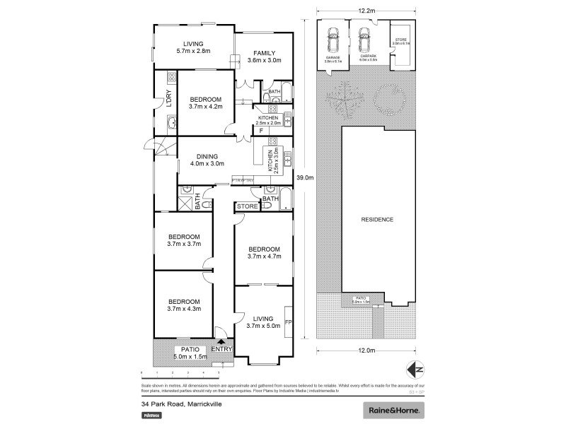 34 Park Road, Marrickville NSW 2204 Floorplan