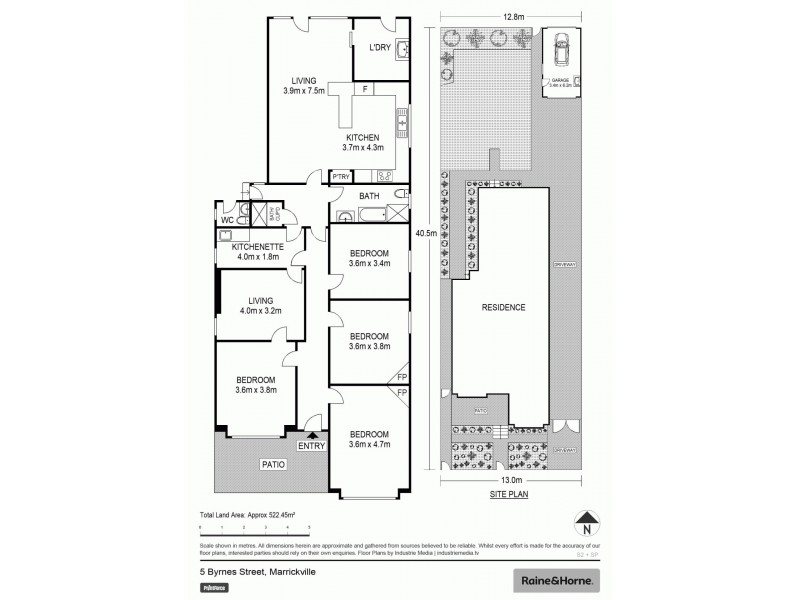 5 Byrnes Street, Marrickville NSW 2204 Floorplan