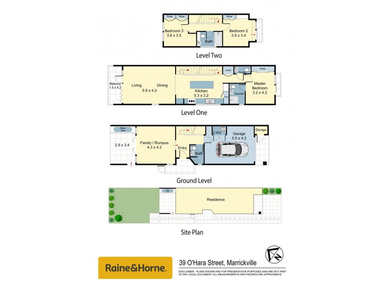 39 O’Hara Street, Marrickville NSW 2204 Floorplan