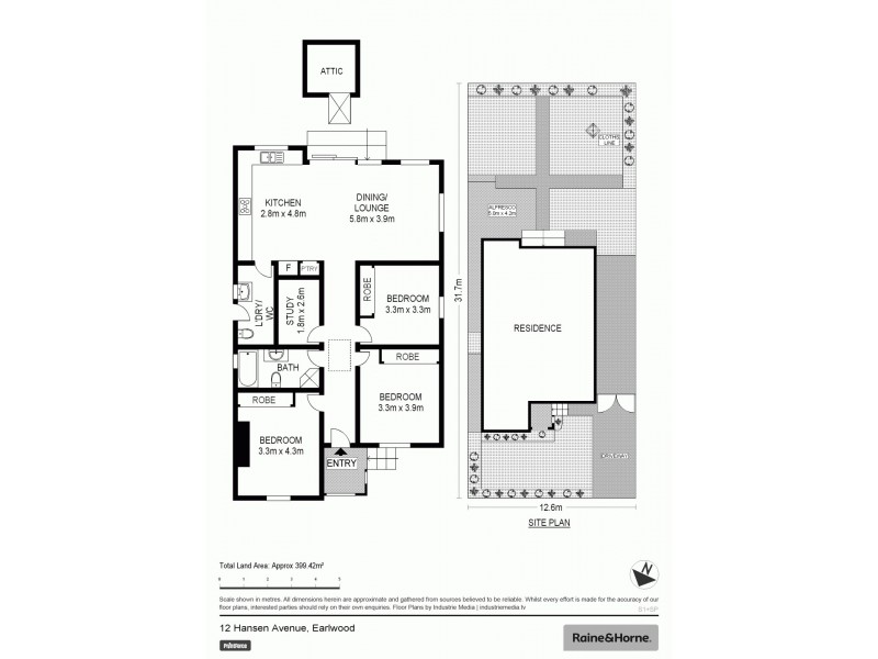 12 Hansen Avenue, Earlwood NSW 2206 Floorplan