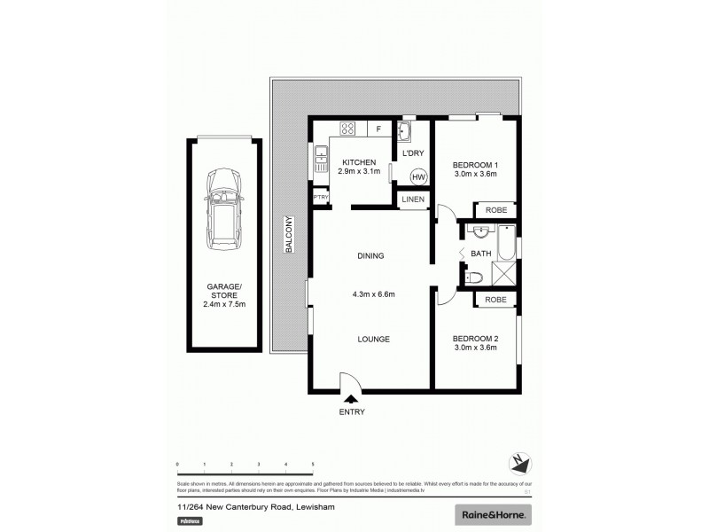 11/264-272 New Canterbury Rd, Petersham NSW 2049 Floorplan