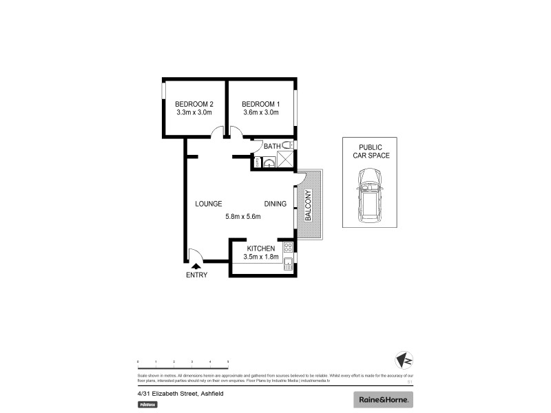 4/31 Elizabeth Street, Ashfield NSW 2131 Floorplan
