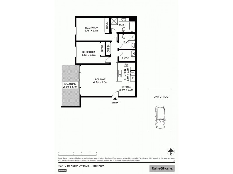 38/1-3 Coronation Ave, Petersham NSW 2049 Floorplan