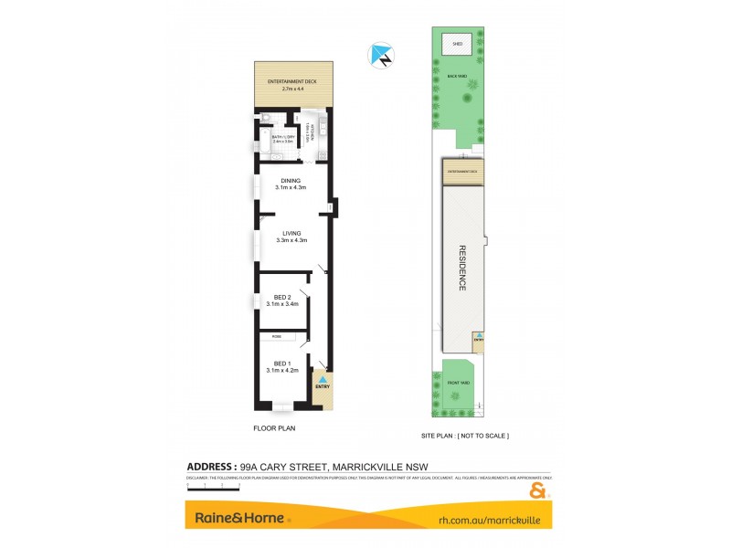99A Cary Street, Marrickville NSW 2204 Floorplan