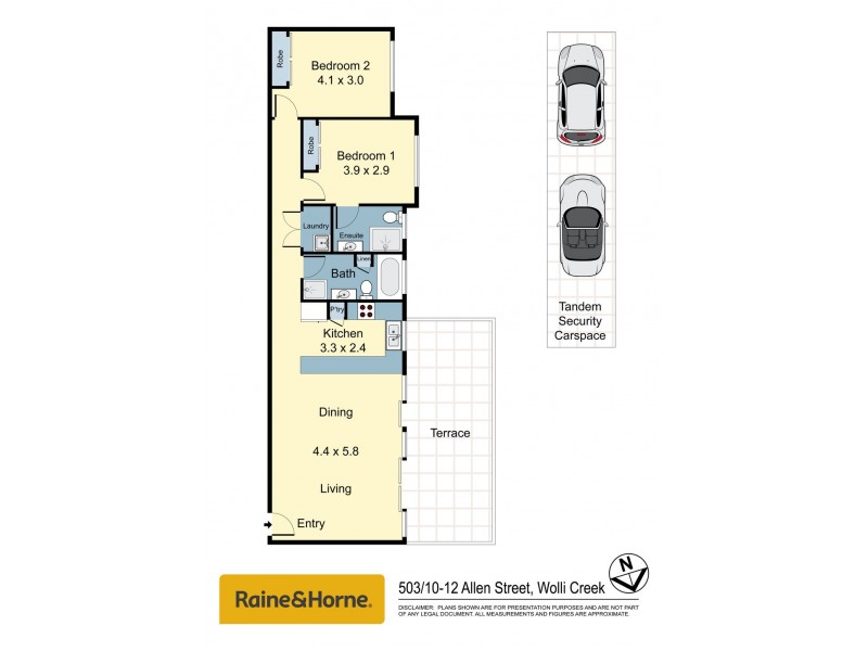 503/10-12 Allen Street, Wolli Creek NSW 2205 Floorplan