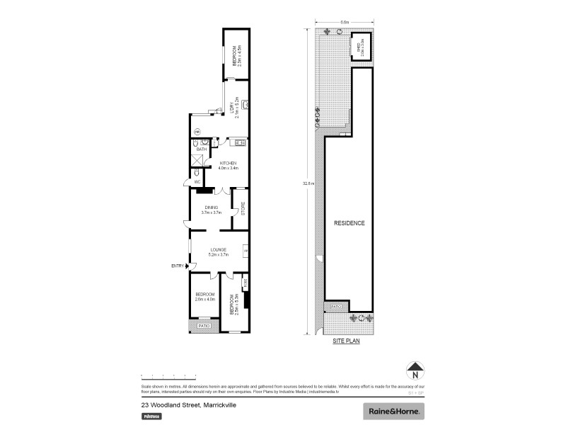 23 Woodland St, Marrickville NSW 2204 Floorplan