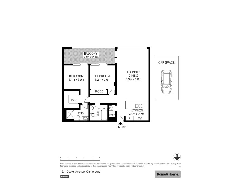 19/1 Cooks Avenue, Canterbury NSW 2193 Floorplan