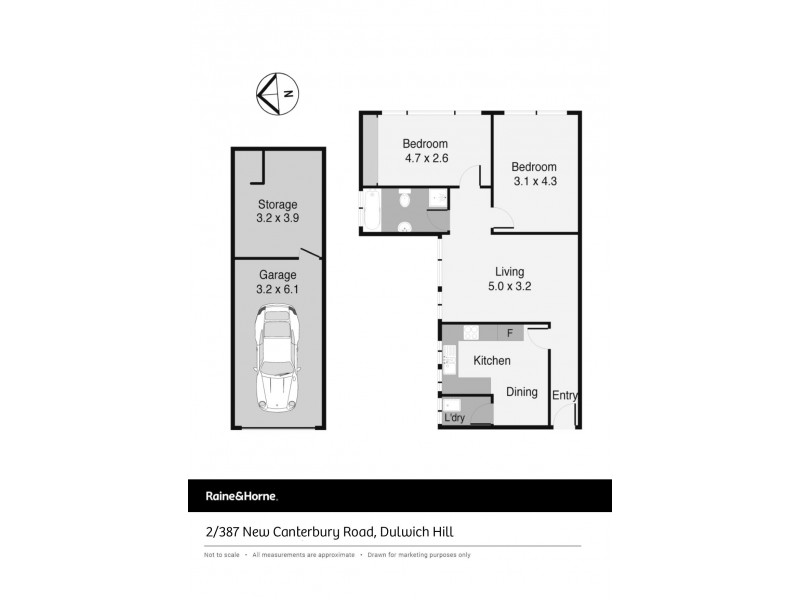 2/387 New Canterbury Road, Dulwich Hill NSW 2203 Floorplan