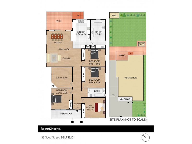 36 Scott Street, Belfield NSW 2191 Floorplan