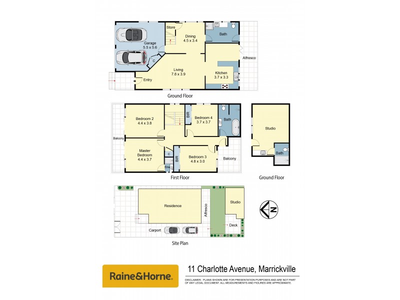 11 Charlotte Avenue, Marrickville NSW 2204 Floorplan
