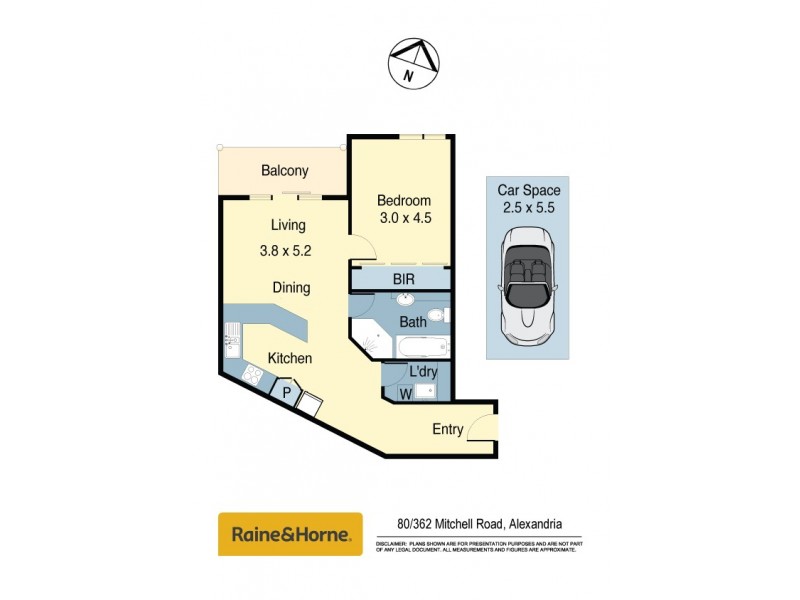 80/362 Mitchell Road, Alexandria NSW 2015 Floorplan