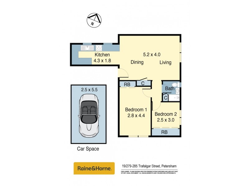 19/279-285 Trafalgar Street, Petersham NSW 2049 Floorplan