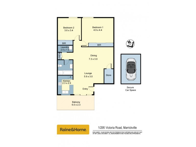 1/295 Victoria Road, Marrickville NSW 2204 Floorplan