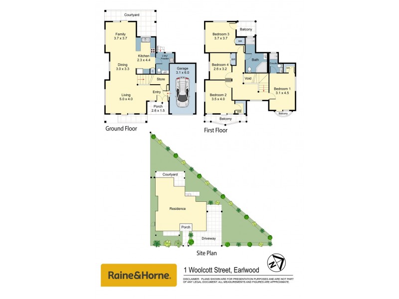 1 Woolcott Street, Earlwood NSW 2206 Floorplan