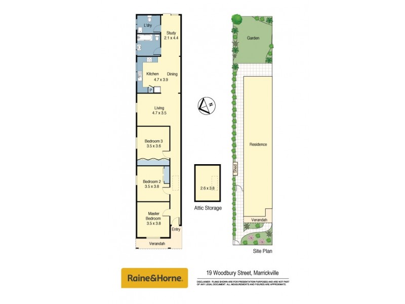 19 Woodbury Street, Marrickville NSW 2204 Floorplan
