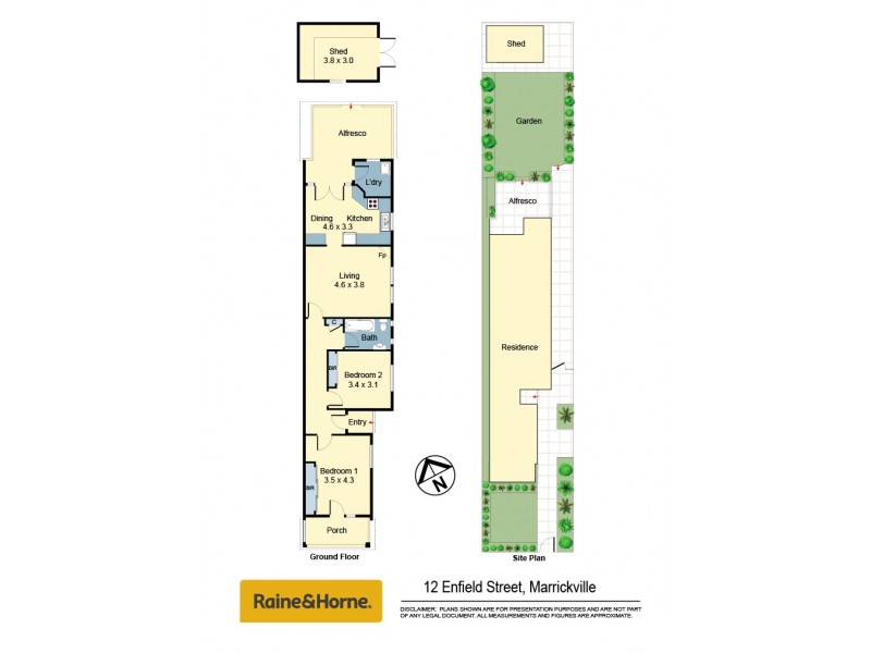 12 Enfield Street, Marrickville NSW 2204 Floorplan