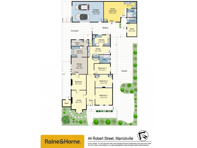 44 Robert Street, Marrickville NSW 2204 Floorplan