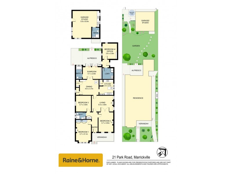 21 Park Road, Marrickville NSW 2204 Floorplan