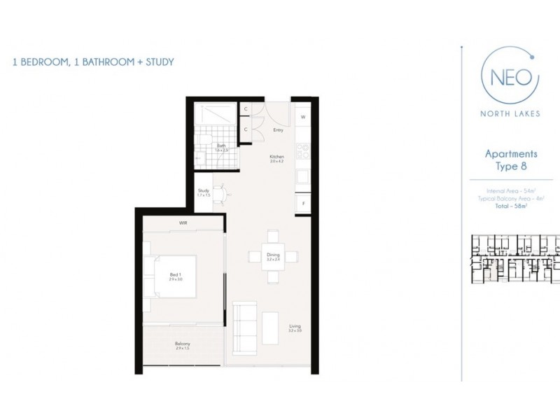 B14/3 McLennan Court, North Lakes QLD 4509 Floorplan