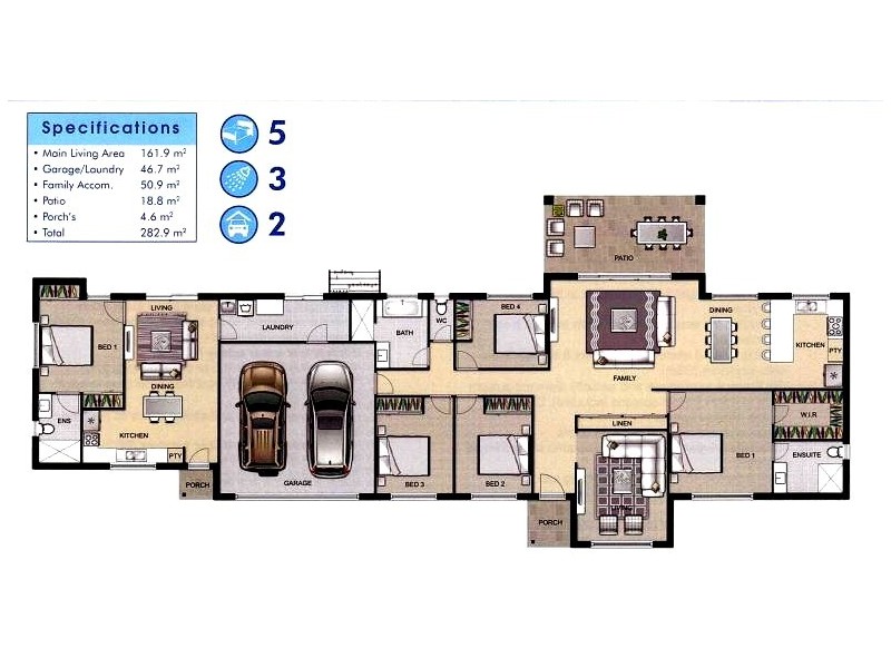 28 Jacana Drive, Adare QLD 4343 Floorplan