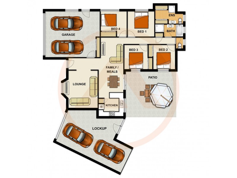 18 FROMELLES CT, Regents Park QLD 4118 Floorplan