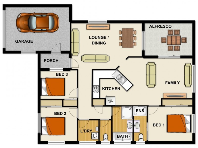 40 Lakeside Crescent, Forest Lake QLD 4078 Floorplan