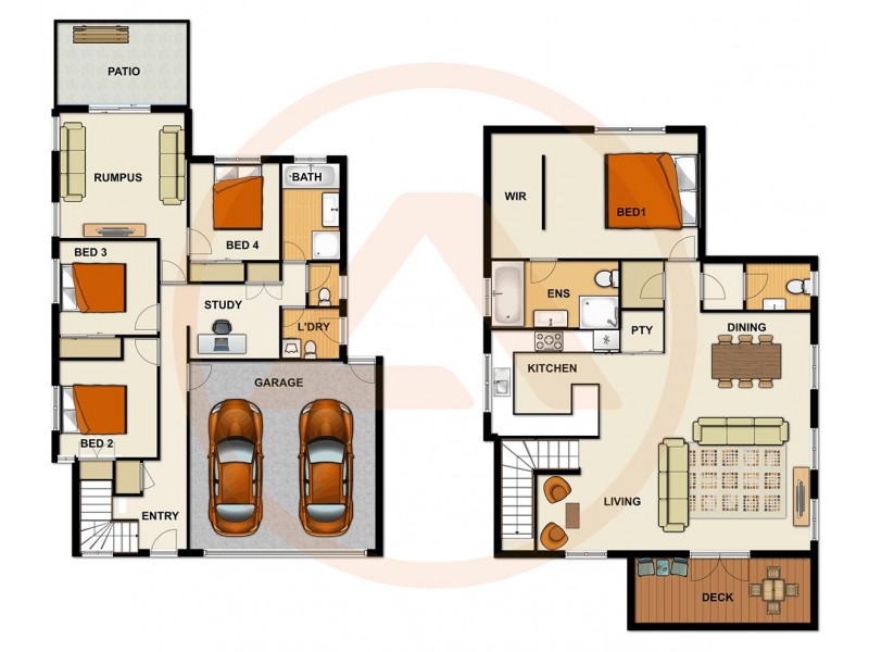 28 Riverine Drive, Springfield Lakes QLD 4300 Floorplan