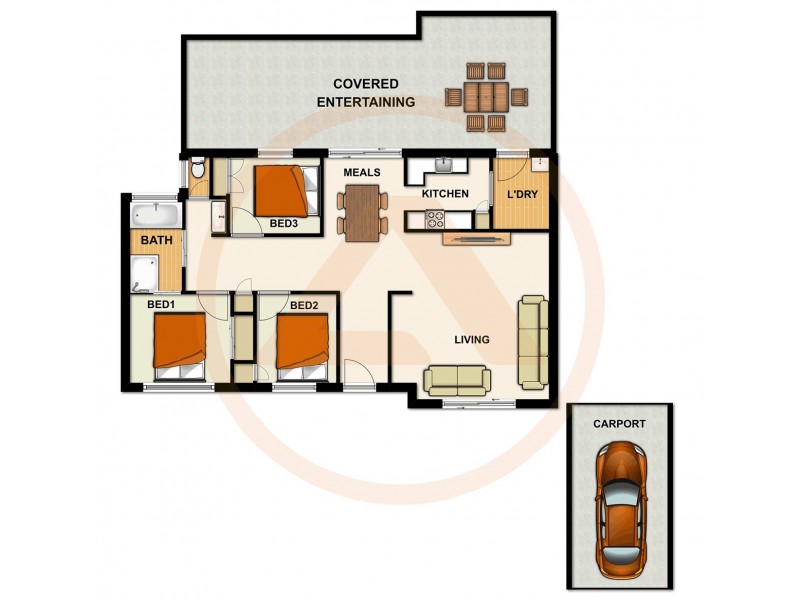 47 Ironwood Street, Crestmead QLD 4132 Floorplan