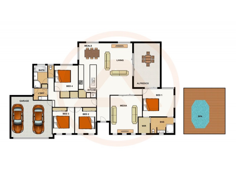 10 Brush Box Place, Heathwood QLD 4110 Floorplan