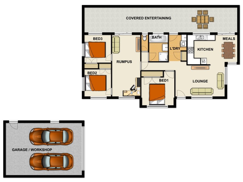 5 Megan Court, Boronia Heights QLD 4124 Floorplan
