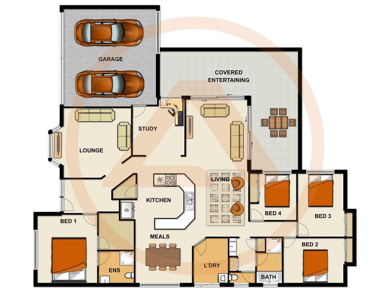 14 GREENVALE CT, Regents Park QLD 4118 Floorplan