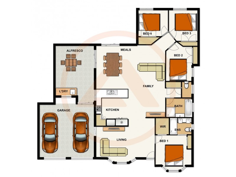 16 Windsor Place, Forest Lake QLD 4078 Floorplan