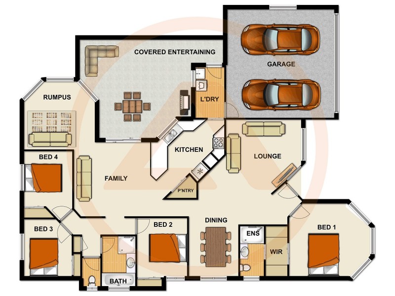 8 Barrington Place, Parkinson QLD 4115 Floorplan