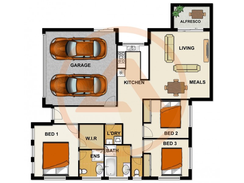 2/11 Julia Street, Brassall QLD 4305 Floorplan