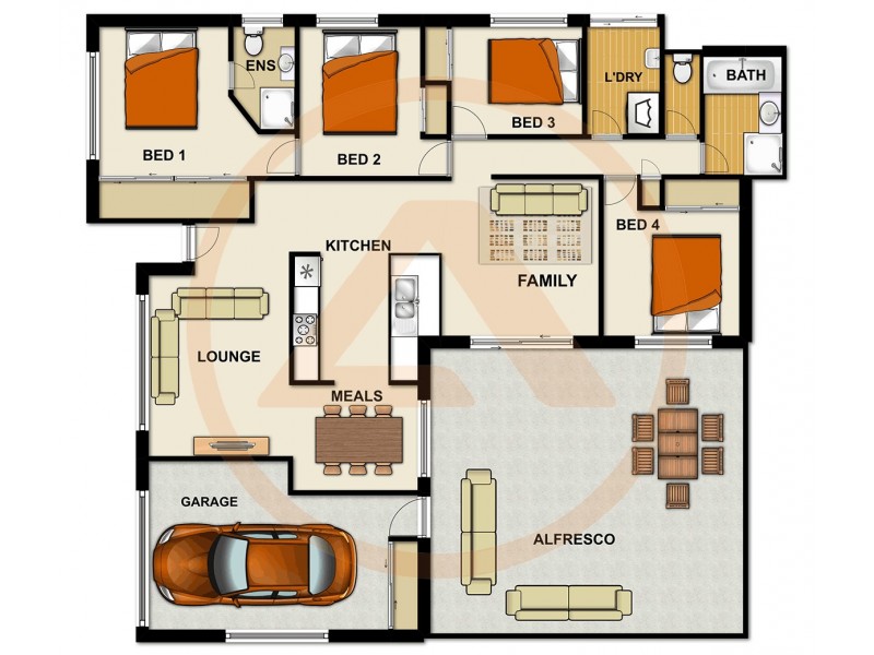 39 Bushland Drive, Regents Park QLD 4118 Floorplan